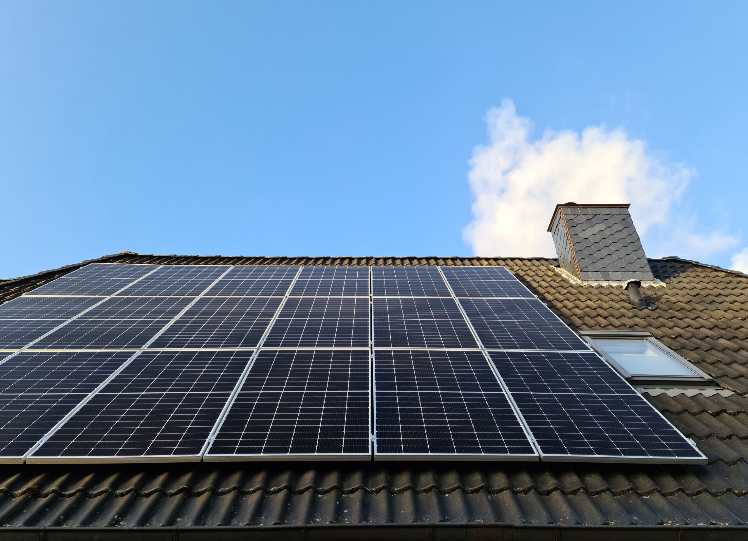 18 Solar Panels on a Residential Home in the UK