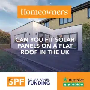 can you fit solar panels on a flat roof in the uk