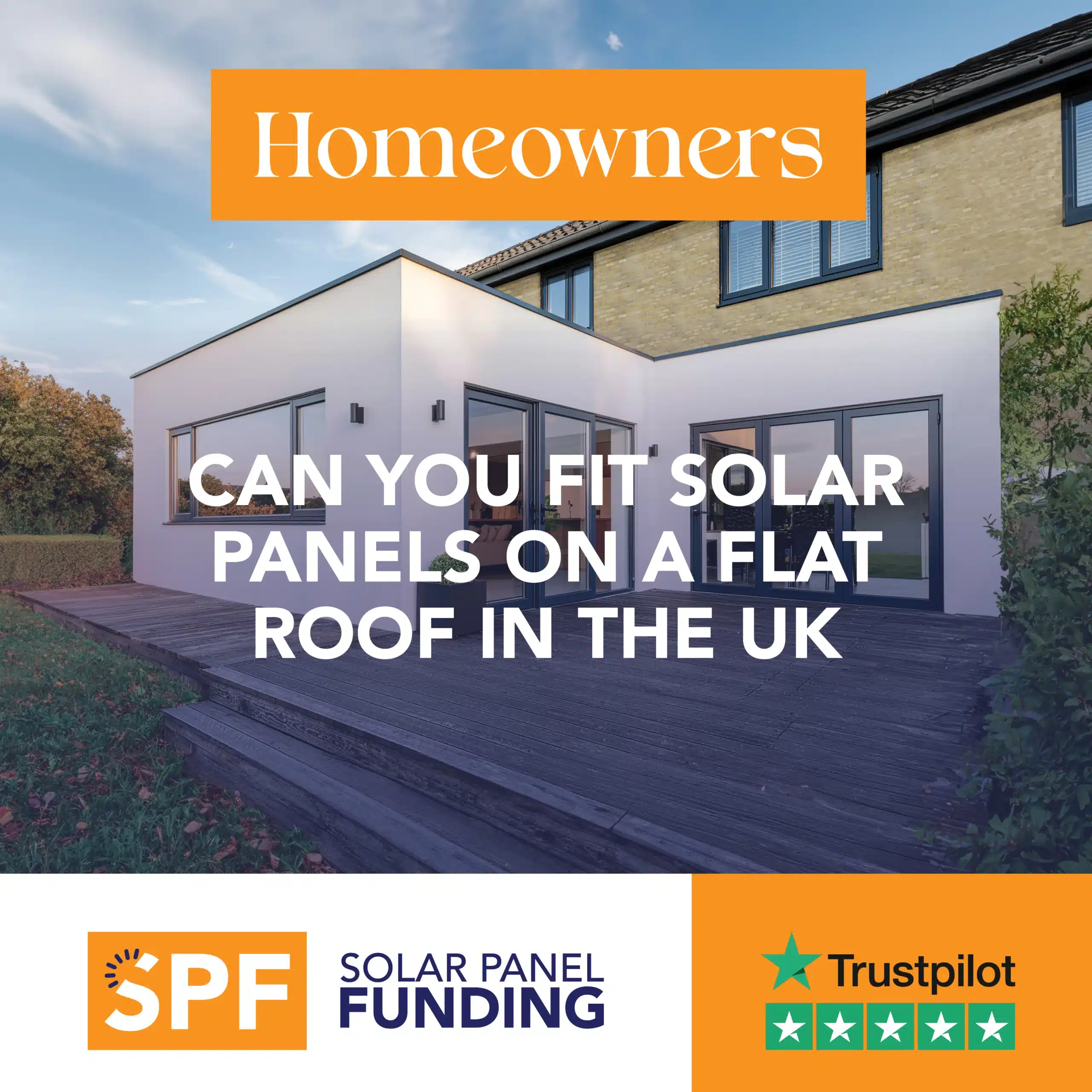 can you fit solar panels on a flat roof in the uk
