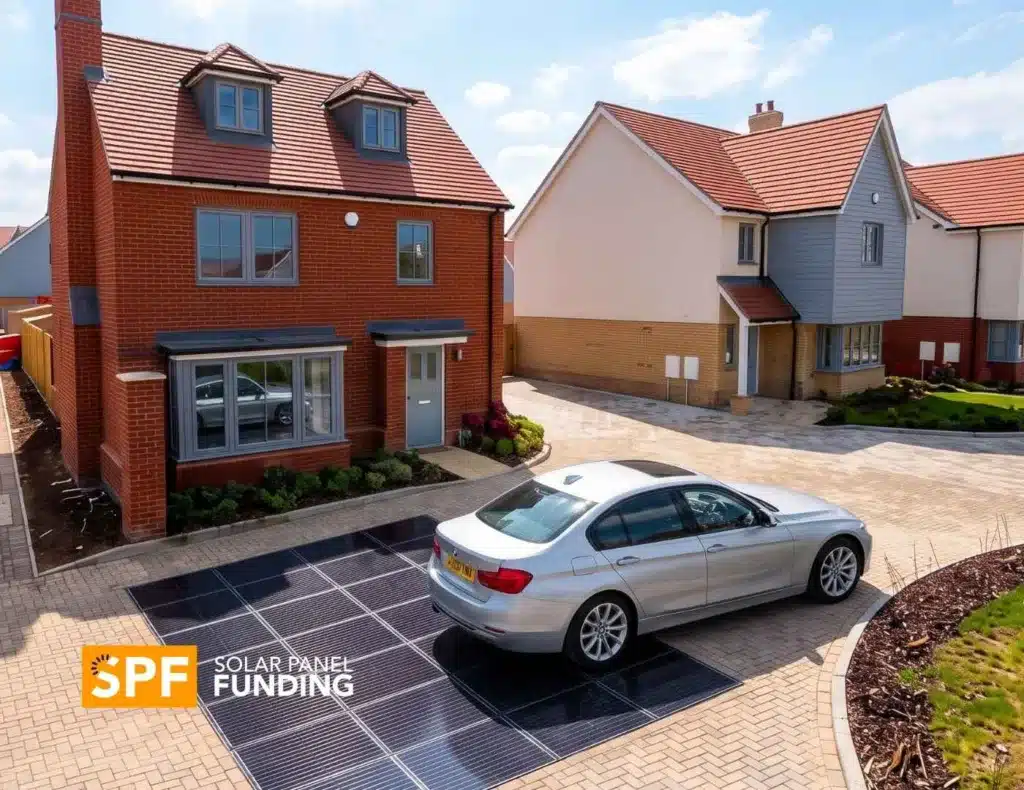 Driveway Solar Panels in Europe and Why Your Roof Still Wins 5 driveway solar panels car park